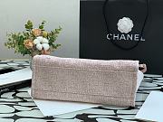 Chanel Shopping Bag Pink Canvas 36cm - 2