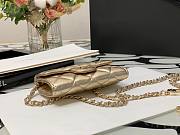 Chanel Original Grained Calfskin Waist Bag Gold 81081 11cm - 2