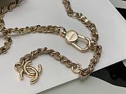 Chanel Original Grained Calfskin Waist Bag Gold 81081 11cm - 3