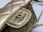 Chanel Original Grained Calfskin Waist Bag Gold 81081 11cm - 4