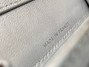 Chanel Original Grained Calfskin Waist Bag Silver 81081 11cm - 5
