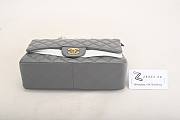 Chanel Lambskin Classic Flap Bag Grey A01112 VS00884 25cm - 4