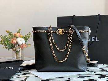 Chanel Classic Tote Bag Black 99056 31cm