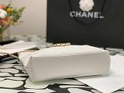 Chanel Classic Tote Bag White 99056 31cm - 3