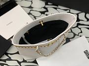 Chanel Classic Tote Bag White 99056 31cm - 4