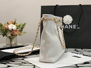 Chanel Classic Tote Bag White 99056 31cm - 5