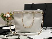 Chanel Classic Tote Bag White 99056 31cm - 6