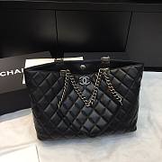 Chanel Tote Bag Original Calfskin Black 34cm - 1