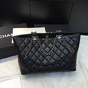 Chanel Tote Bag Original Calfskin Black 34cm - 6