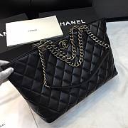 Chanel Tote Bag Original Calfskin Black 34cm - 4