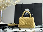 Chanel Coco Handle Mini Yellow 99003 19cm - 1