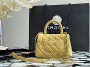 Chanel Coco Handle Mini Yellow 99003 19cm - 3