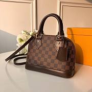 Louis Vuitton Alma BB Damier Ebene Canvas N41221 25cm - 1