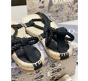 Dior Sedge Sandal Black - 4