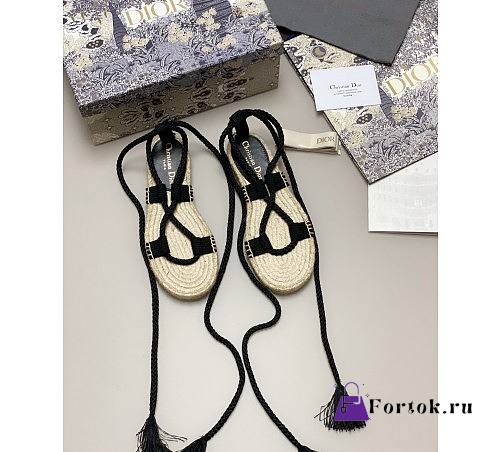 Dior Sedge Sandal Black - 1