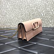 Valentino Gold Chain Bag Nude 061# 20cm - 5