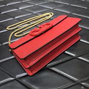 Valentino Gold Chain Bag Red 061# 20cm - 5