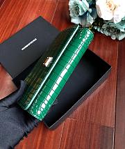 Dolce & Gabbana Crocodile Embossed Chain Bag Green 19cm - 4