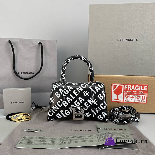 Balenciaga Hourglass Handle Bag 92940 24cm  - 1