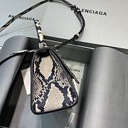 Balenciaga Hourglass Handle Bag Snake-Print 92940 19cm - 6
