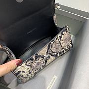 Balenciaga Hourglass Handle Bag Snake-Print 92940 19cm - 5