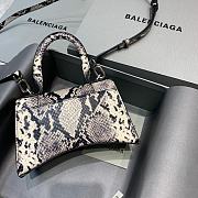 Balenciaga Hourglass Handle Bag Snake-Print 92940 19cm - 2