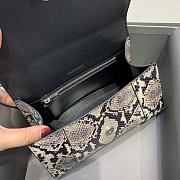 Balenciaga Hourglass Handle Bag Snake-Print 92942 23cm - 5