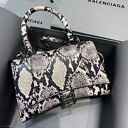 Balenciaga Hourglass Handle Bag Snake-Print 92942 23cm - 1