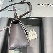 Balenciaga Hourglass Handle Bag Gray 92940 19cm - 6