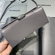 Balenciaga Hourglass Handle Bag Gray 92940 19cm - 5