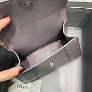 Balenciaga Hourglass Handle Bag Gray 92940 19cm - 4