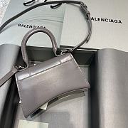 Balenciaga Hourglass Handle Bag Gray 92940 19cm - 2