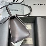 Balenciaga Hourglass Handle Bag Gray 92942 23cm - 5