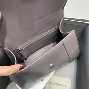 Balenciaga Hourglass Handle Bag Gray 92942 23cm - 4