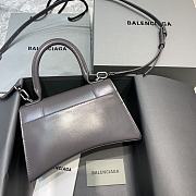 Balenciaga Hourglass Handle Bag Gray 92942 23cm - 2