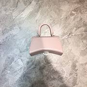 Balenciaga Hourglass Handle Bag Light Pink 92940 21cm - 2