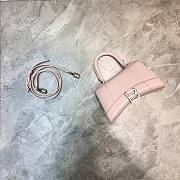 Balenciaga Hourglass Handle Bag Light Pink 92940 21cm - 1