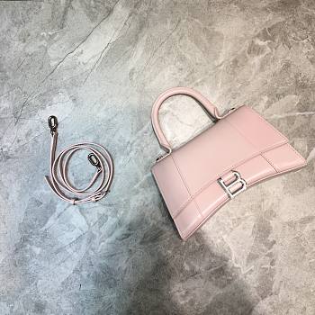 Balenciaga Hourglass Handle Bag Light Pink 92942 23cm