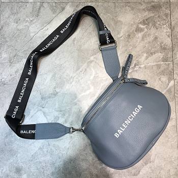 Balenciaga Crossbody Bag Light Gray 24cm