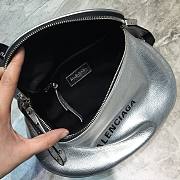 Balenciaga Crossbody Bag Dark Silver 24cm - 6