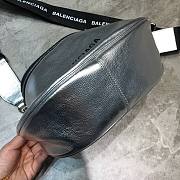 Balenciaga Crossbody Bag Dark Silver 24cm - 4