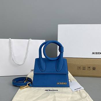 Jacquemus Small Le Grand Chiquito Blue 2023 18cm