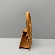 Jacquemus Small Le Grand Chiquito Crocodile Orange 2044 18cm - 2