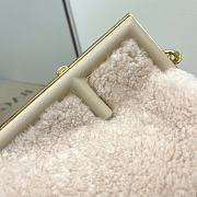 Fendi First Small Sheepskin Pink Nude 2217# 26cm - 5