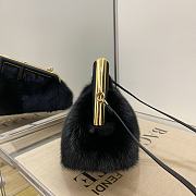 Fendi First Small Mink Hair Black 2217# 26cm - 3