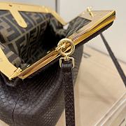 Fendi First Small Python Pattern Black 2217# 26cm - 2