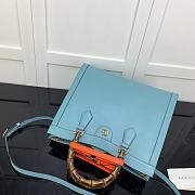 Gucci Diana Medium Tote Bag Blue 655658 35cm - 2