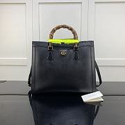Gucci Diana Medium Tote Bag Black 655658 35cm - 1