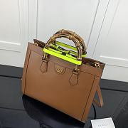 Gucci Diana Medium Tote Bag Brown 655658 35cm - 3