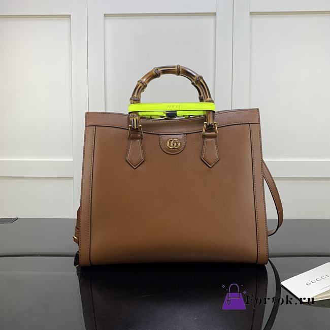 Gucci Diana Medium Tote Bag Brown 655658 35cm - 1